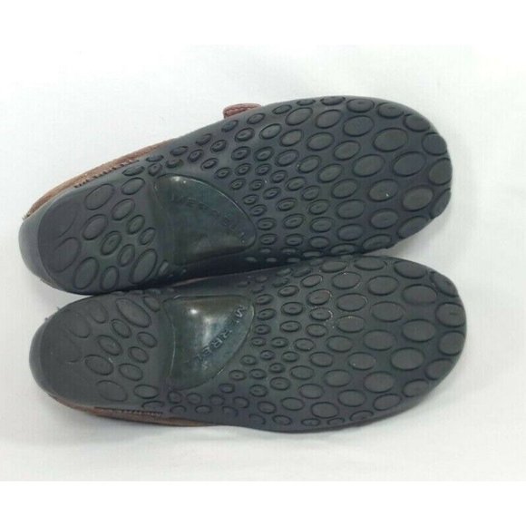 Merrell Plaza Bandeau Mary Jane Slip On Shoes Women's Size 6.5 Brown Suede - Picture 8 of 8